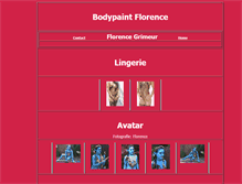 Tablet Screenshot of bodypaint.florence-grimeur.nl