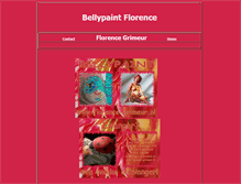 Tablet Screenshot of bellypaint.florence-grimeur.nl